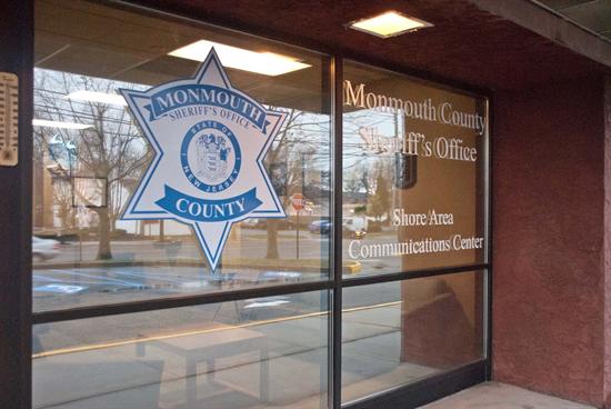 Monmouth County's Shore Area Communications Center entrance.